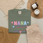 Nana Sunshine Floral T-Shirt — “NANA is the sunshine that makes our family garden bloom with love”