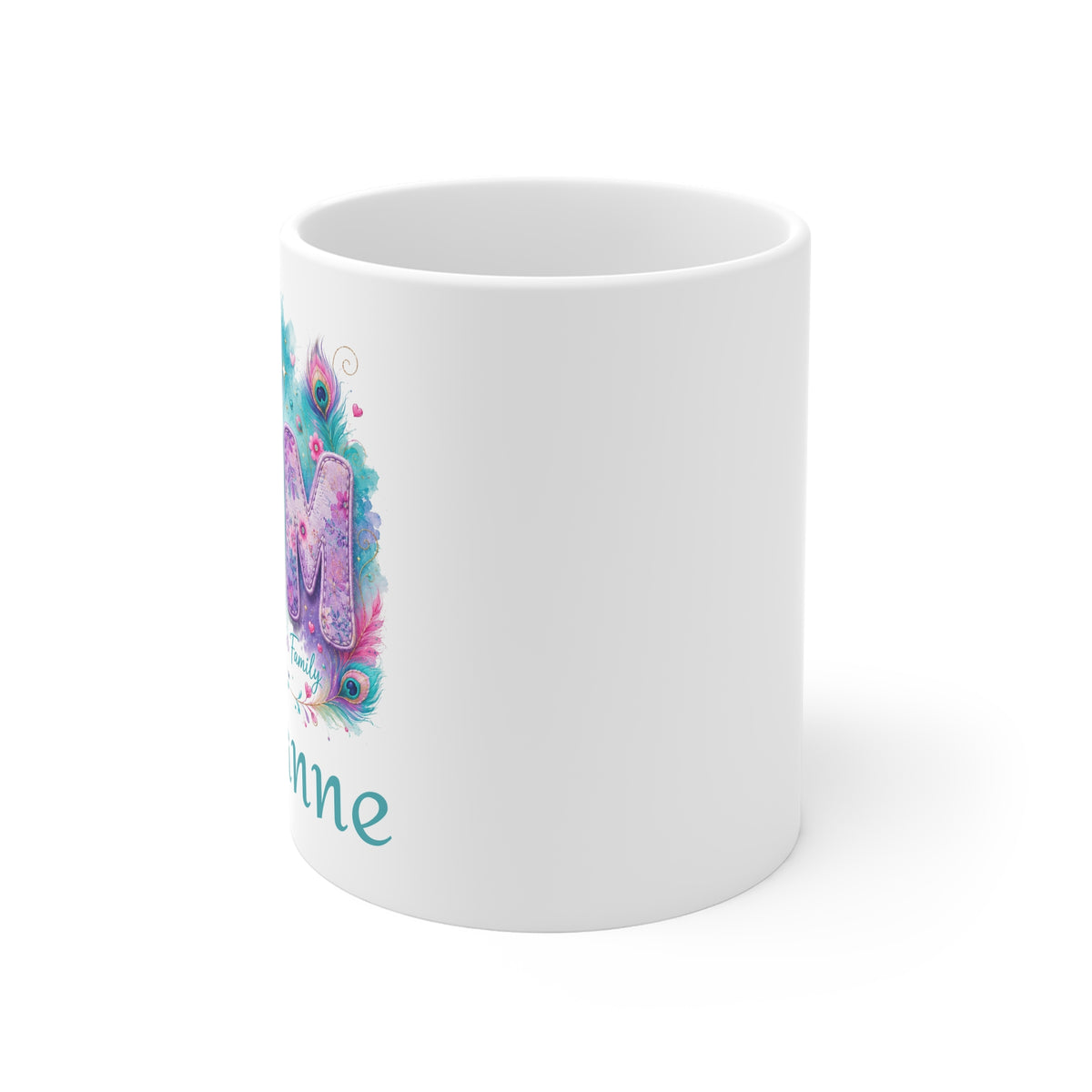 MUM "Heart of Our Family" Mug - Personalised