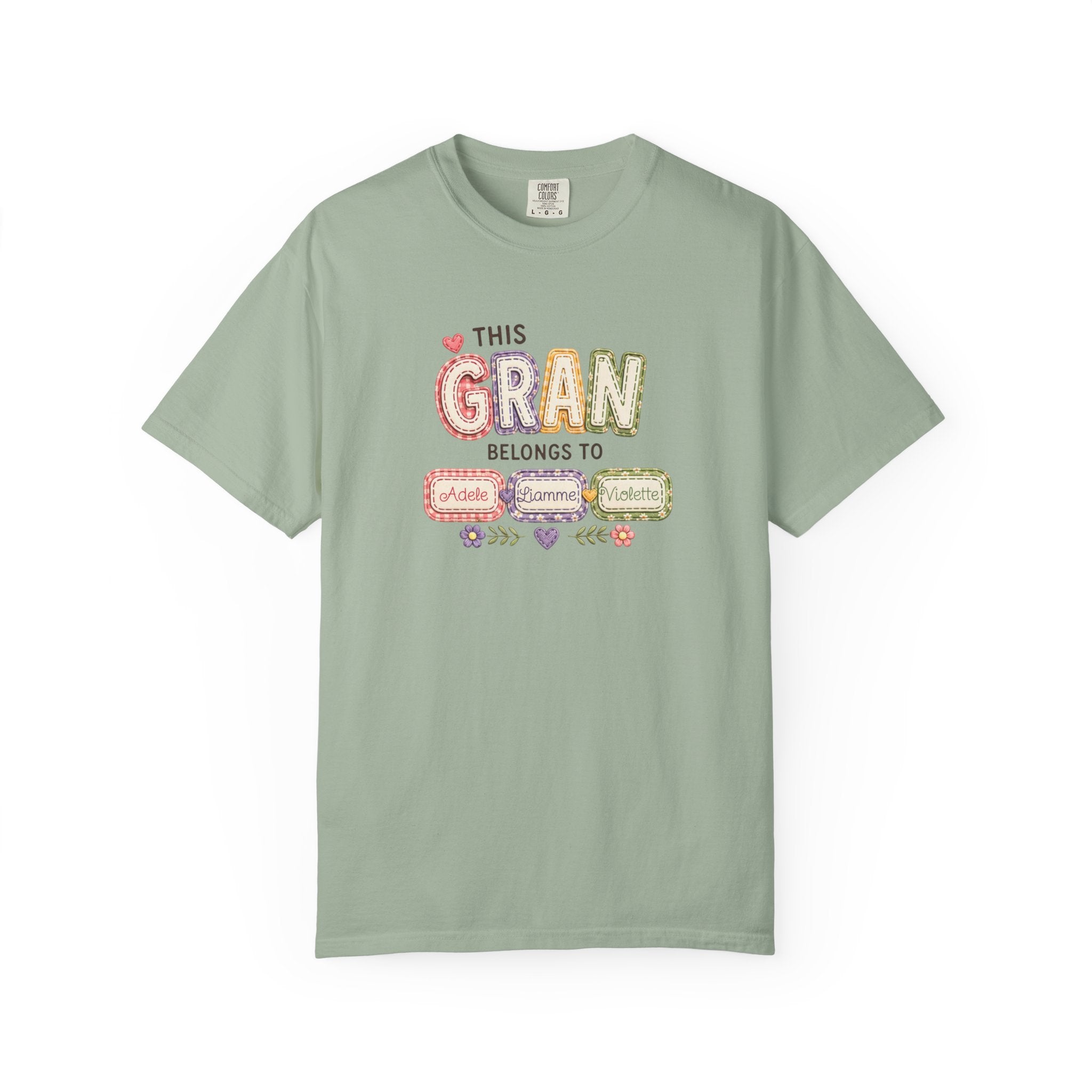 Gran Belongs To T-Shirt — Personalized "This Gran Belongs To" Family Names Tee