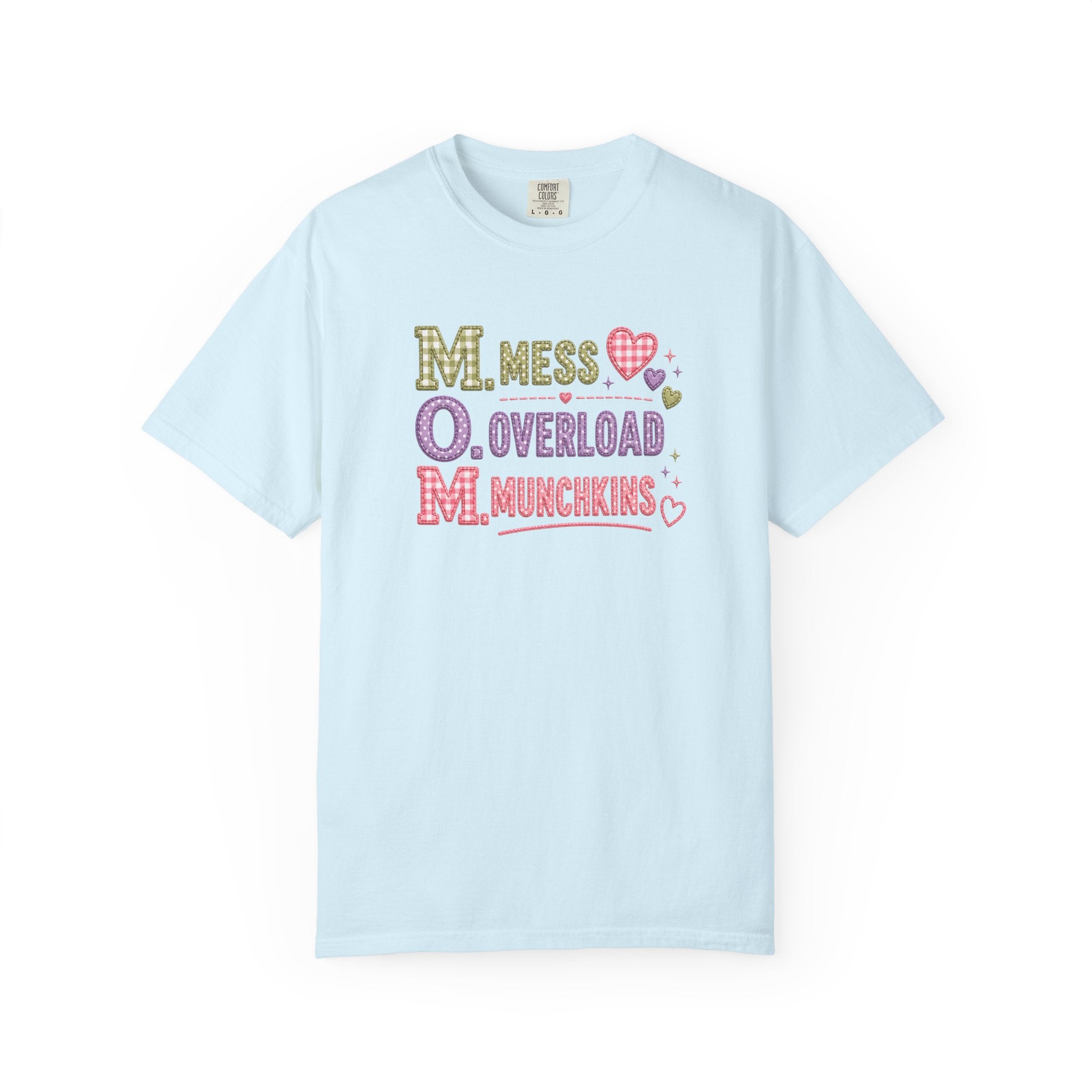 M.O.M. Graphic T-Shirt — "Mess Overload Munchkins" Cute Mom Tee