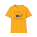 You Had Me At Dad T-Shirt — Fathers Day Gift Tee with 'Dad' Typography