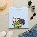 "I Am Born To Be A Gamer Dad" Neon T‑Shirt