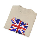 Union Jack Paint Brush UK Flag T-Shirt — British Pride Graphic Tee