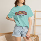 Grandma Floral Retro Tee — "Grandma: Grandkids Love Her a Little Teacup"