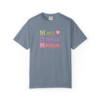 Mom Acronym T-Shirt — “M.O.M. Mess Overload Mother Love” Cute Mom Graphic Tee