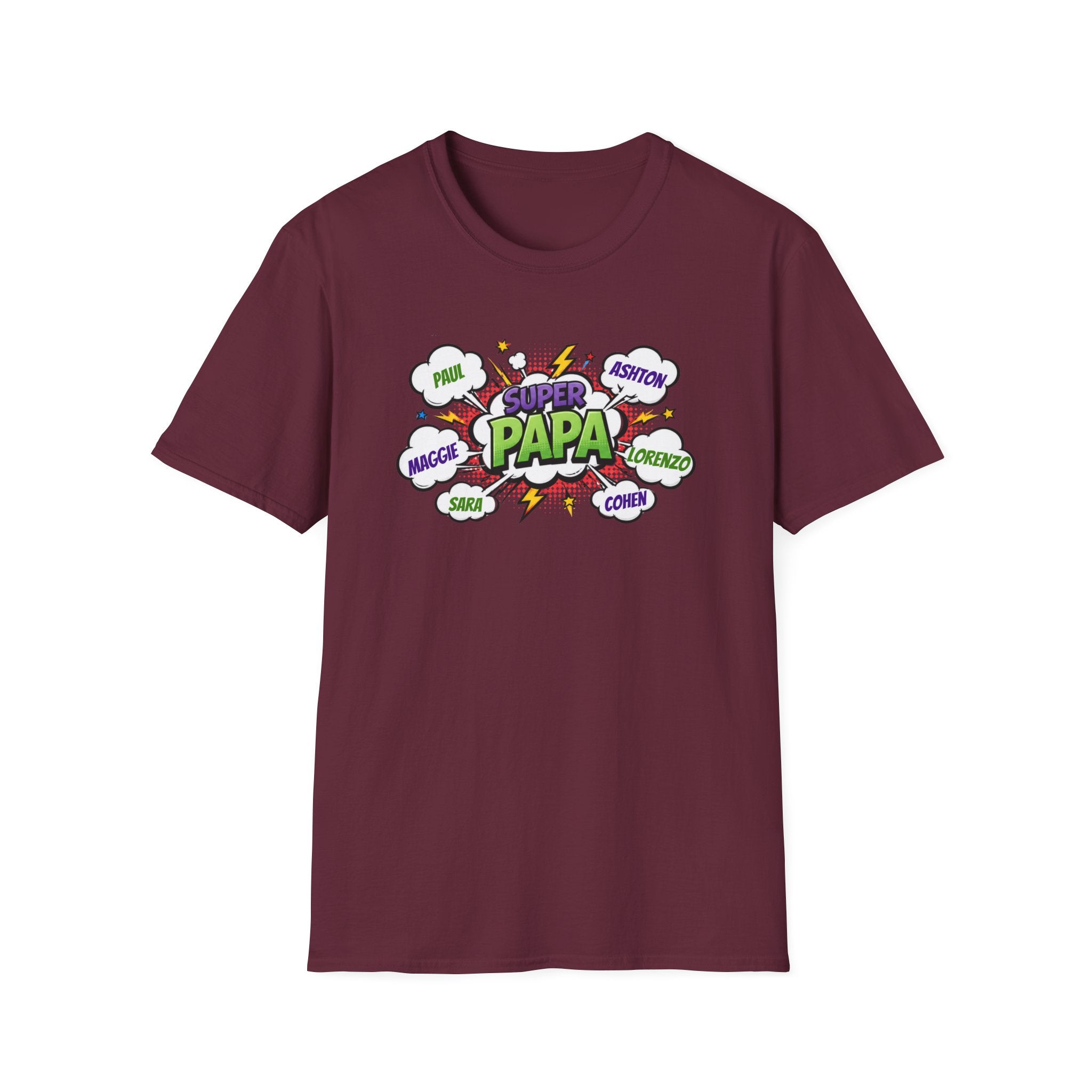 Super Papa Comic T-Shirt — Funny Father’s Day Gift