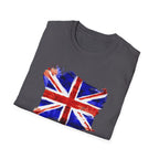 Union Jack Paint Brush UK Flag T-Shirt — British Pride Graphic Tee