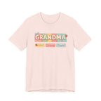 Grandma Floral Retro Tee — "Grandma" Names Design (Aileen • Wendy • Peyton)