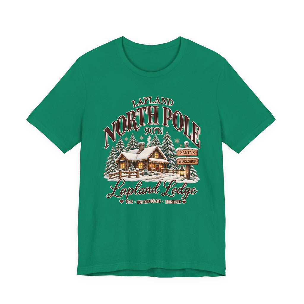 Lapland North Pole Lodge Christmas T-Shirt