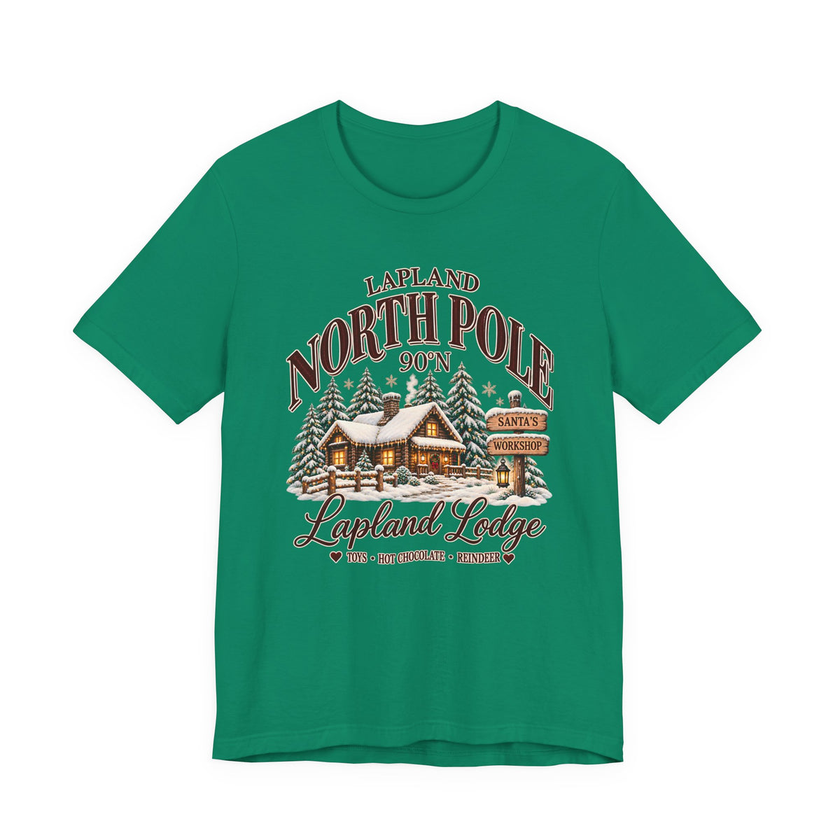 Lapland North Pole Lodge Christmas T-Shirt