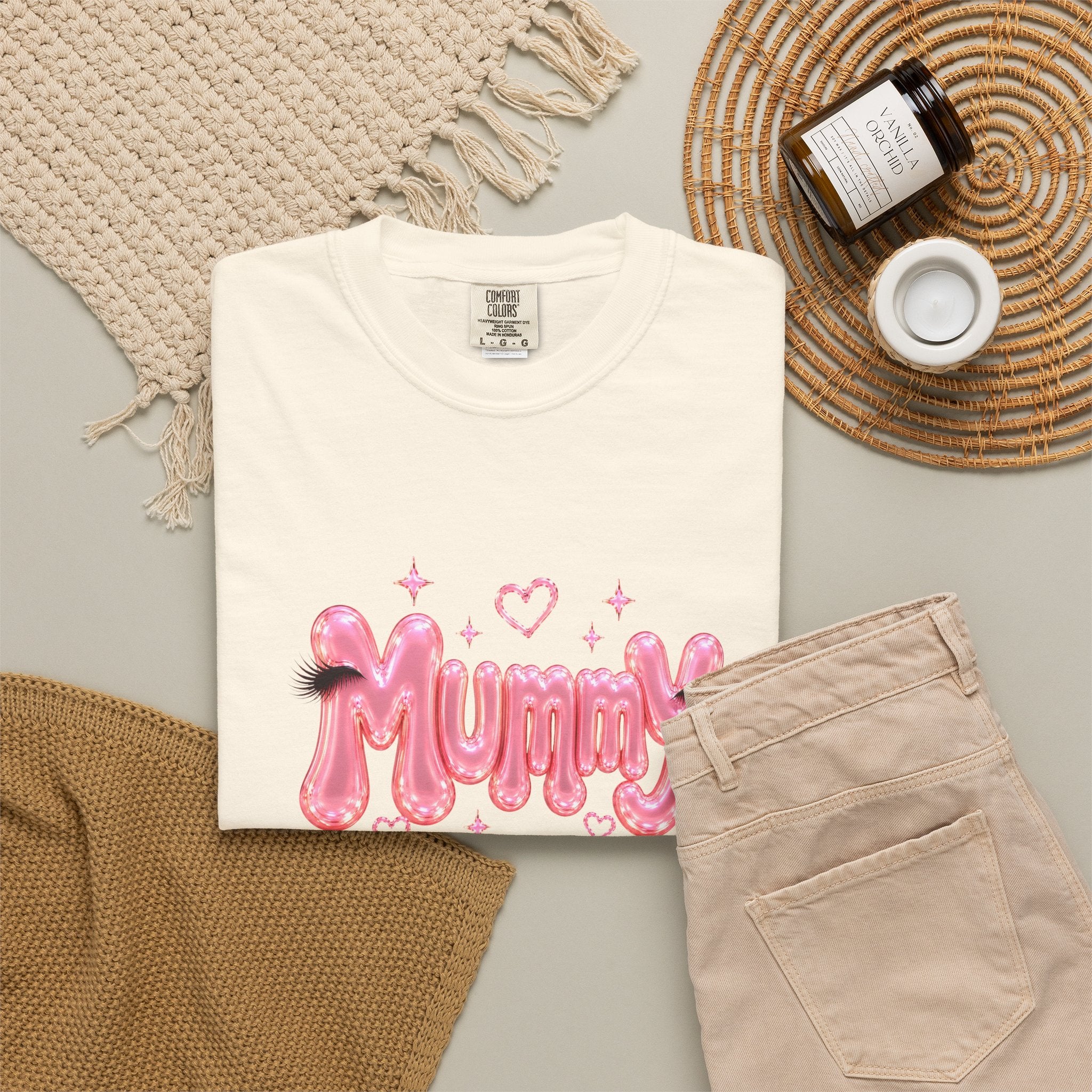 MUMMY Pink Balloon Eyelashes T-Shirt