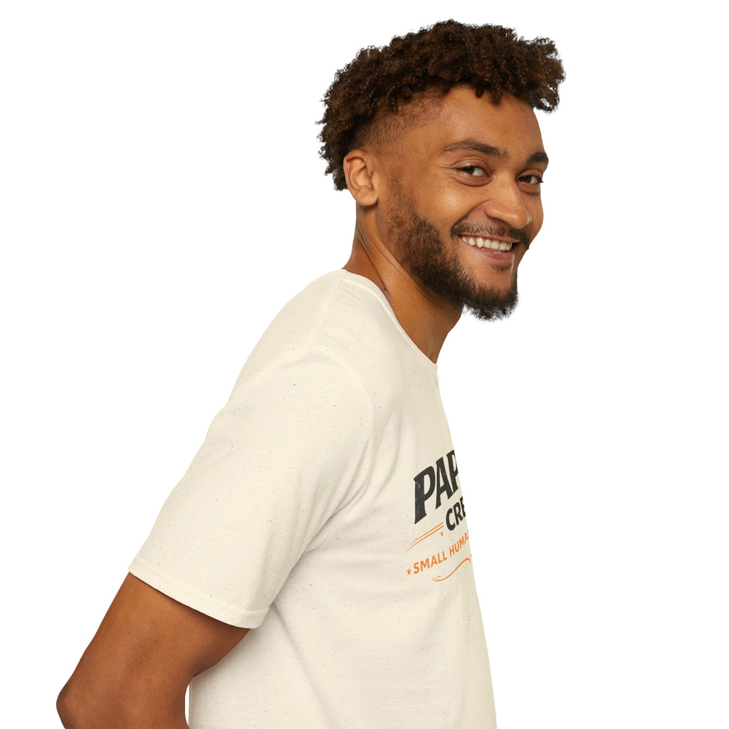 Papa's Crew T-Shirt — "Small Humans, Big Love" Grandpa Gift