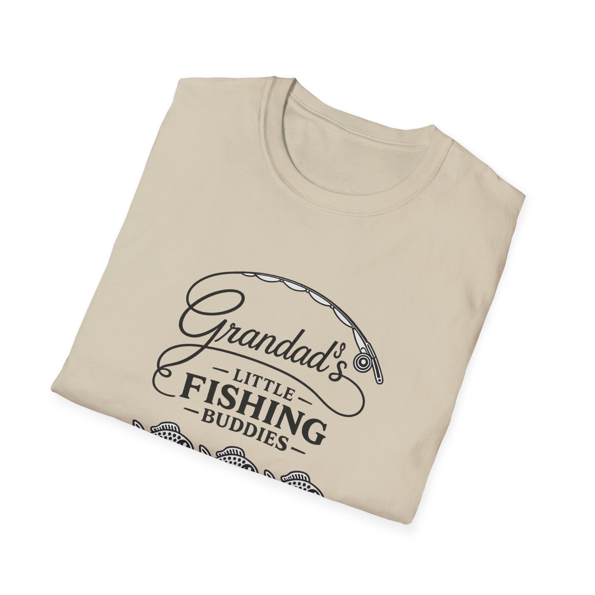 Granddad's Little Fishing Buddies T-Shirt — Grandpa & Kids Fishing Gift