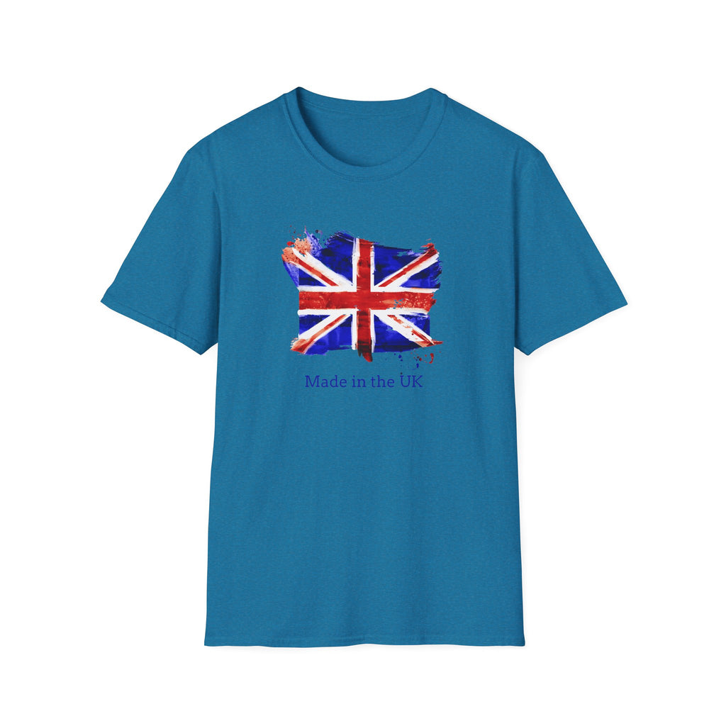 British Flag Watercolor T-Shirt – "Made in the UK" Pride Tee