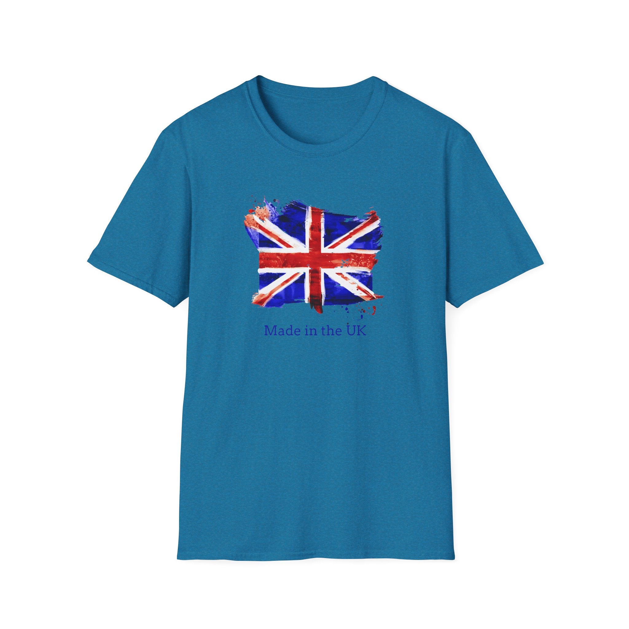 British Flag Watercolor T-Shirt – "Made in the UK" Pride Tee