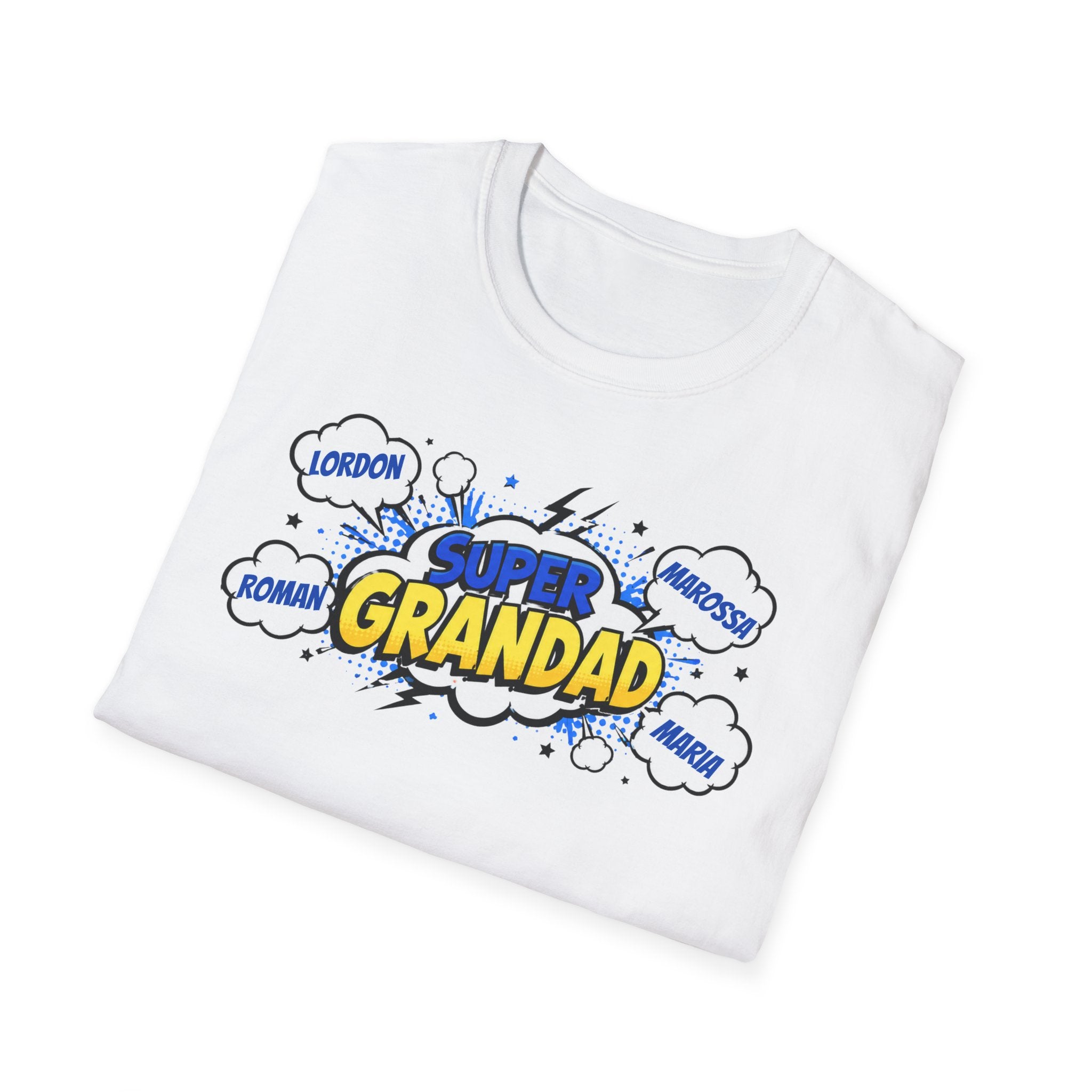 Super Grandad Comic-Style T-Shirt