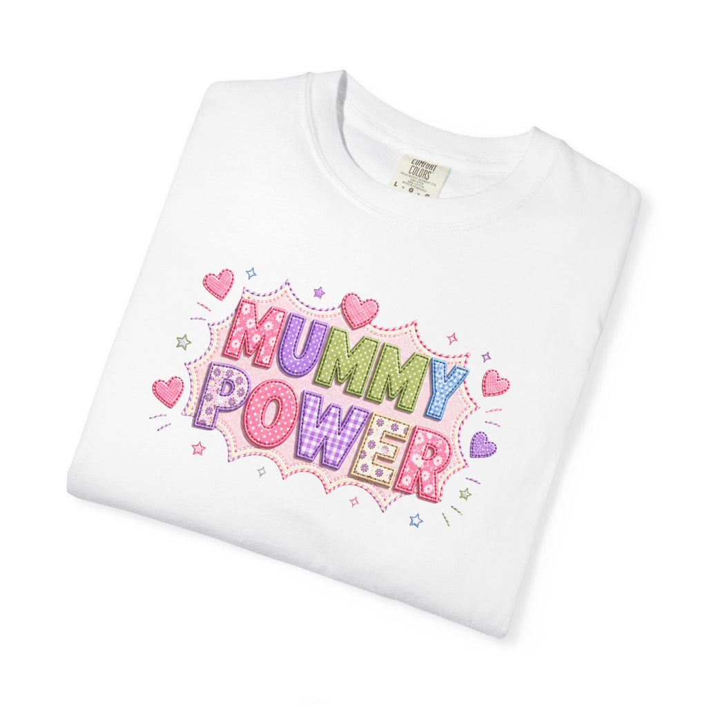 Mummy Power T-Shirt — Cute Pink Heart Mother's Day Tee