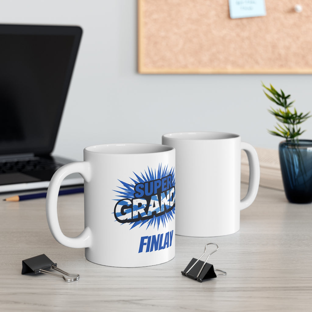 Super GRANDA Scottish Flag Mug - Add Name - Personalise