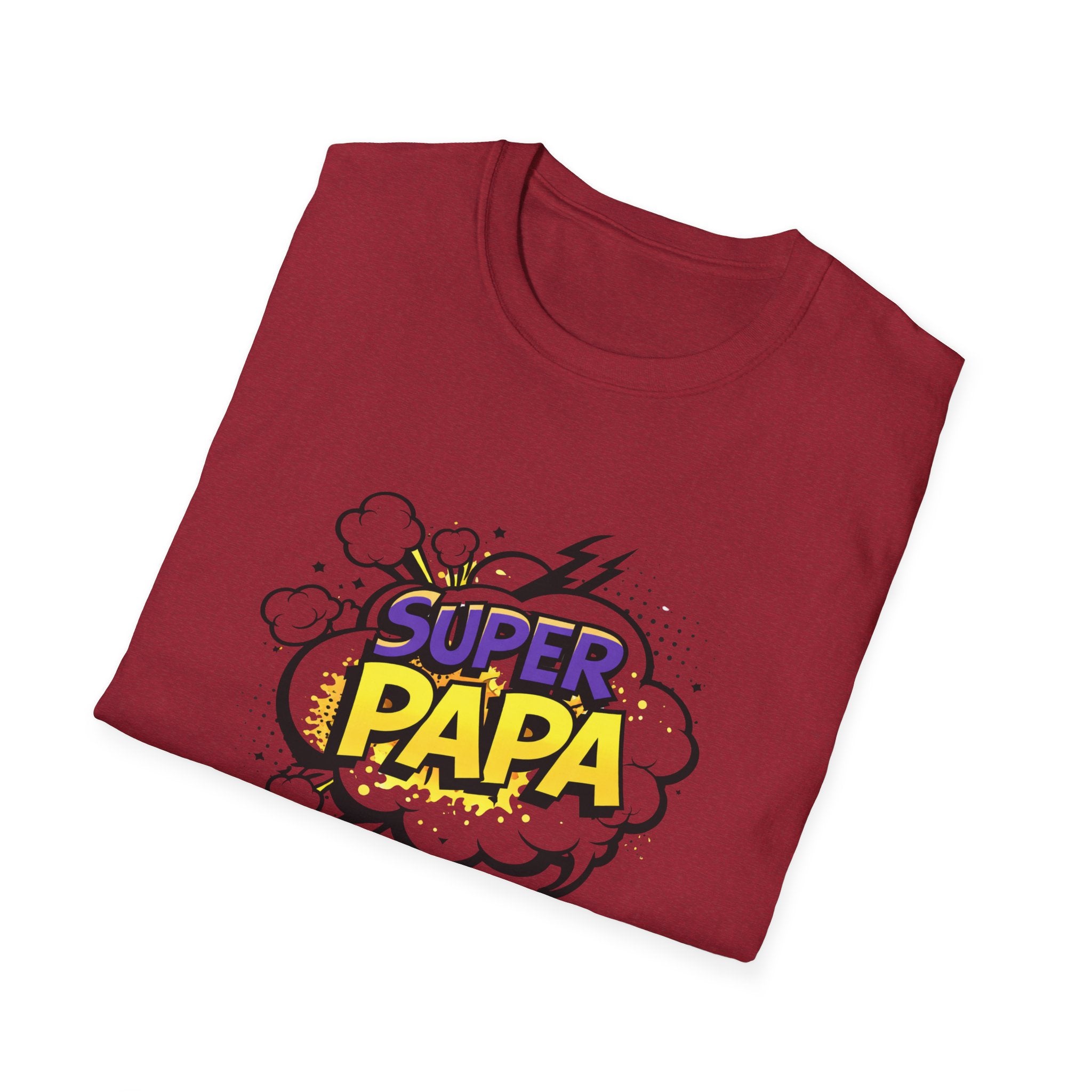Super Papa T-Shirt — Comic Book Style Father’s Day Tee