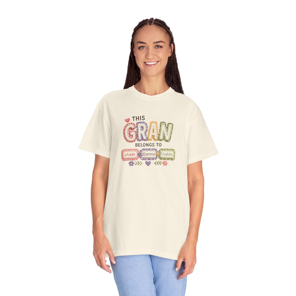 Gran Belongs To T-Shirt — Personalized "This Gran Belongs To" Family Names Tee