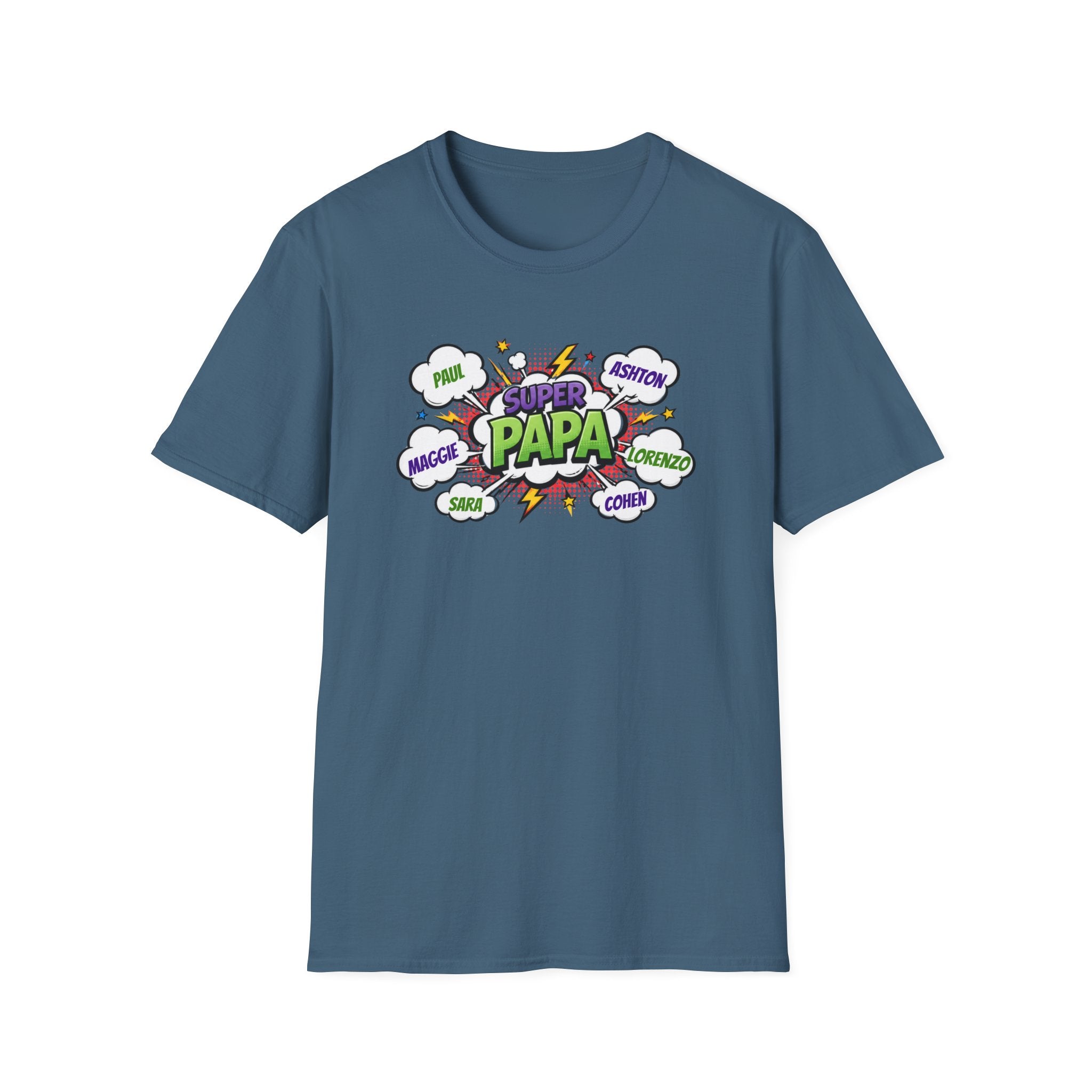 Super Papa Comic T-Shirt — Funny Father’s Day Gift