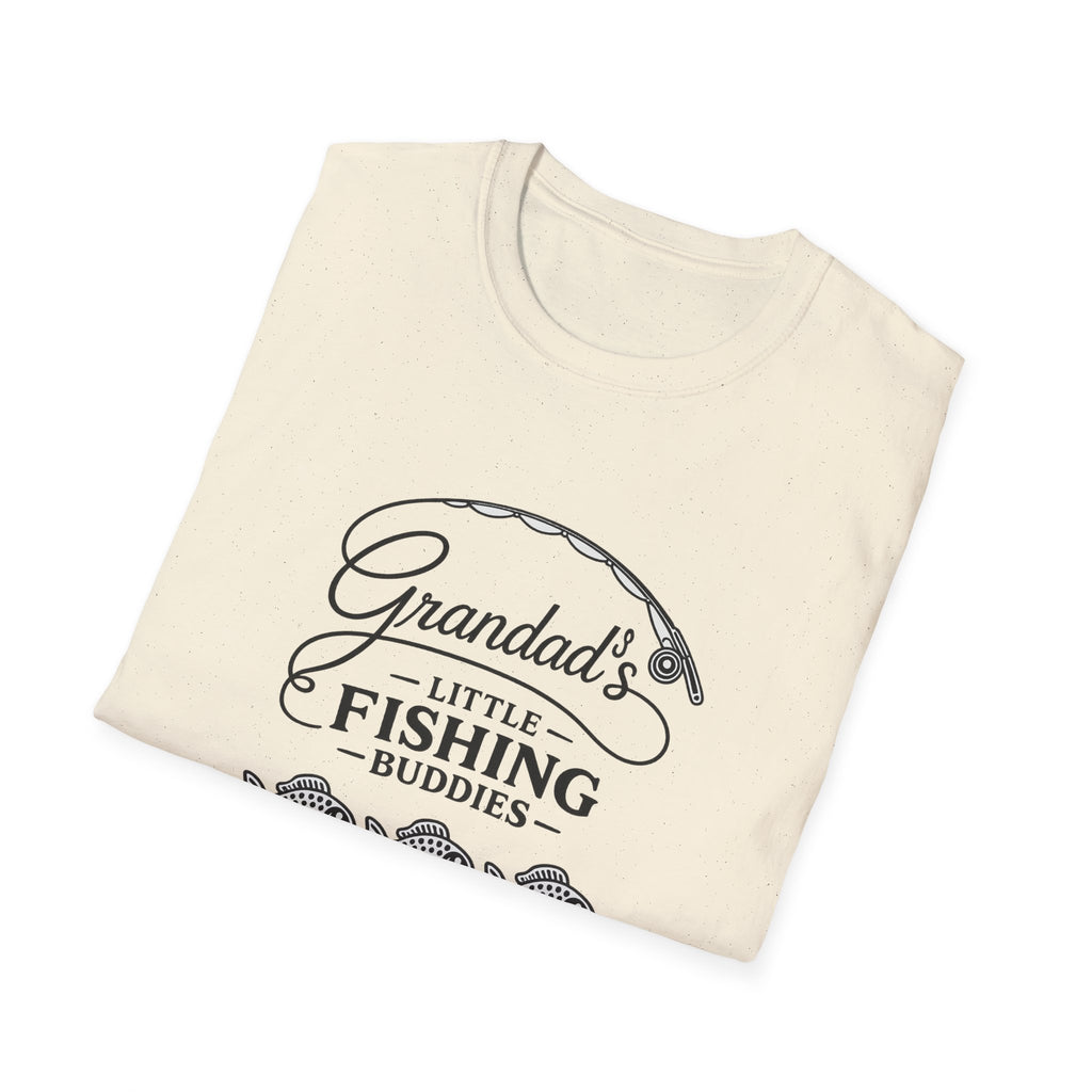 Granddad's Little Fishing Buddies T-Shirt — Grandpa & Kids Fishing Gift
