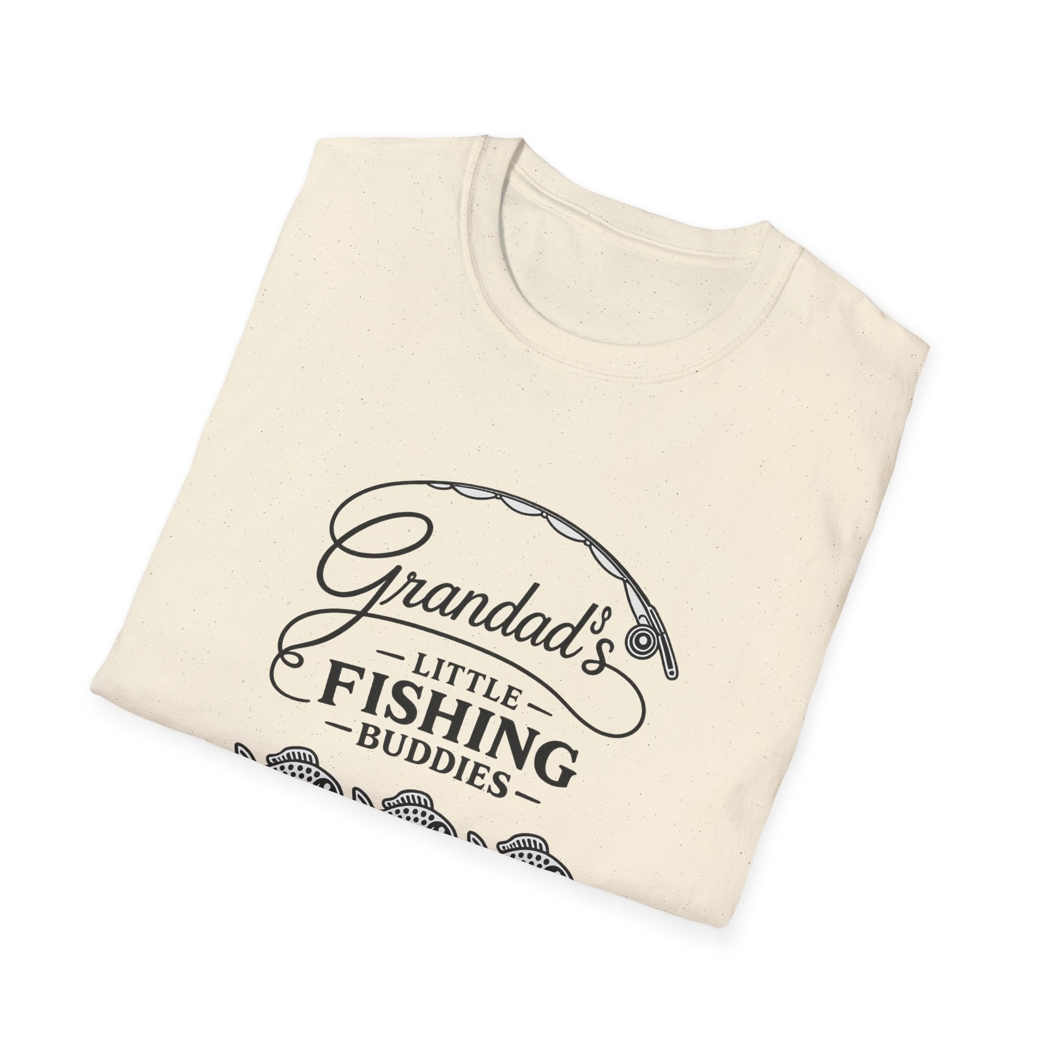 Granddad's Little Fishing Buddies T-Shirt — Grandpa & Kids Fishing Gift