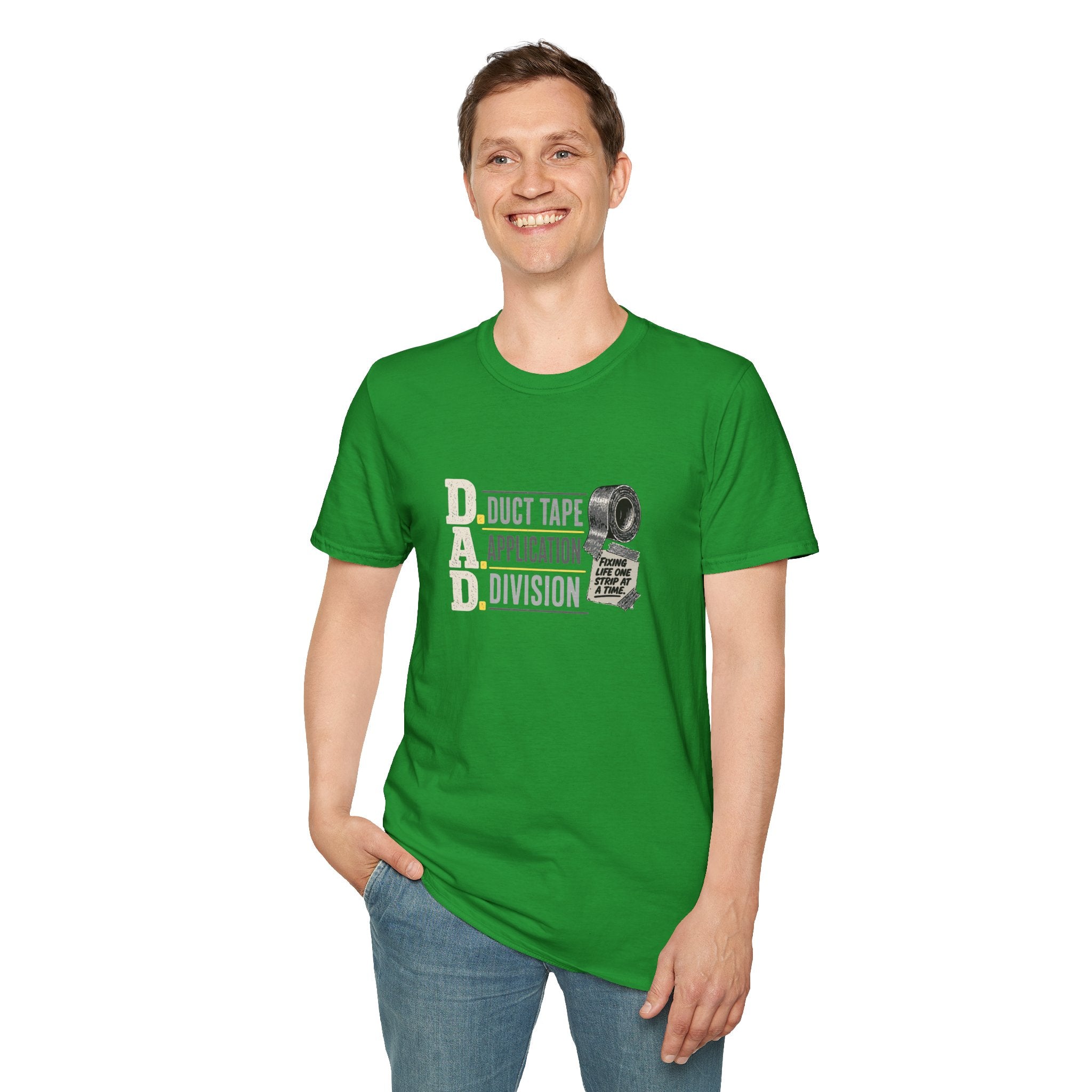 D.A.D. Duct Tape Application Division T-Shirt — Funny DIY Repair Tee