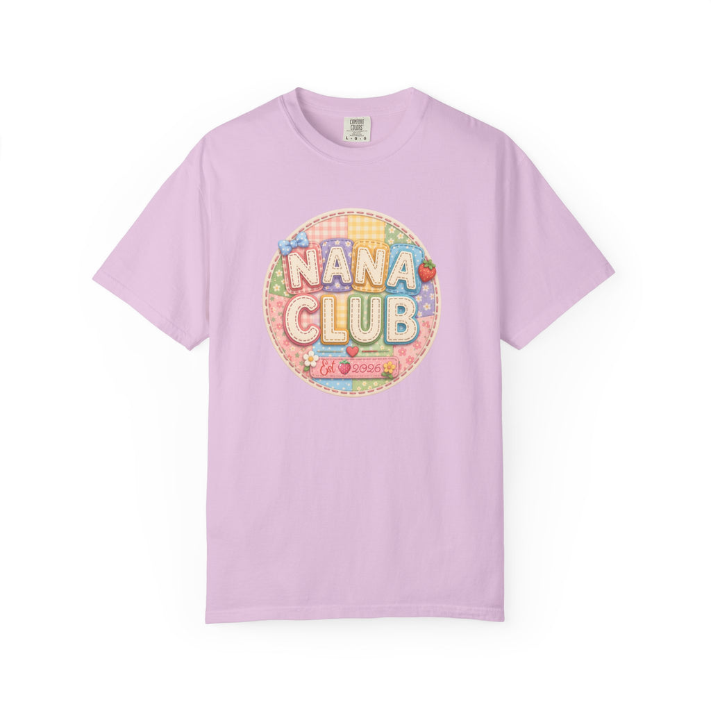 Nana Club T-Shirt — Retro Pastel Grandma Gift Tee