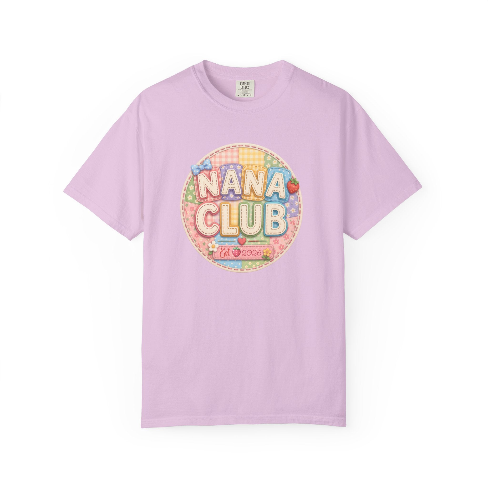 Nana Club T-Shirt — Retro Pastel Grandma Gift Tee