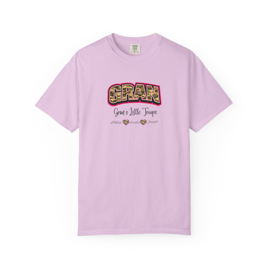 Gran Grandma T-Shirt — "Gran: Good a Little Trouble" Vintage Floral Tee