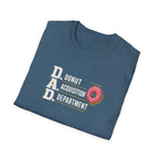 Donut Acquisition Department T-Shirt – D.A.D. Funny Dad Shirt for Donut Lovers