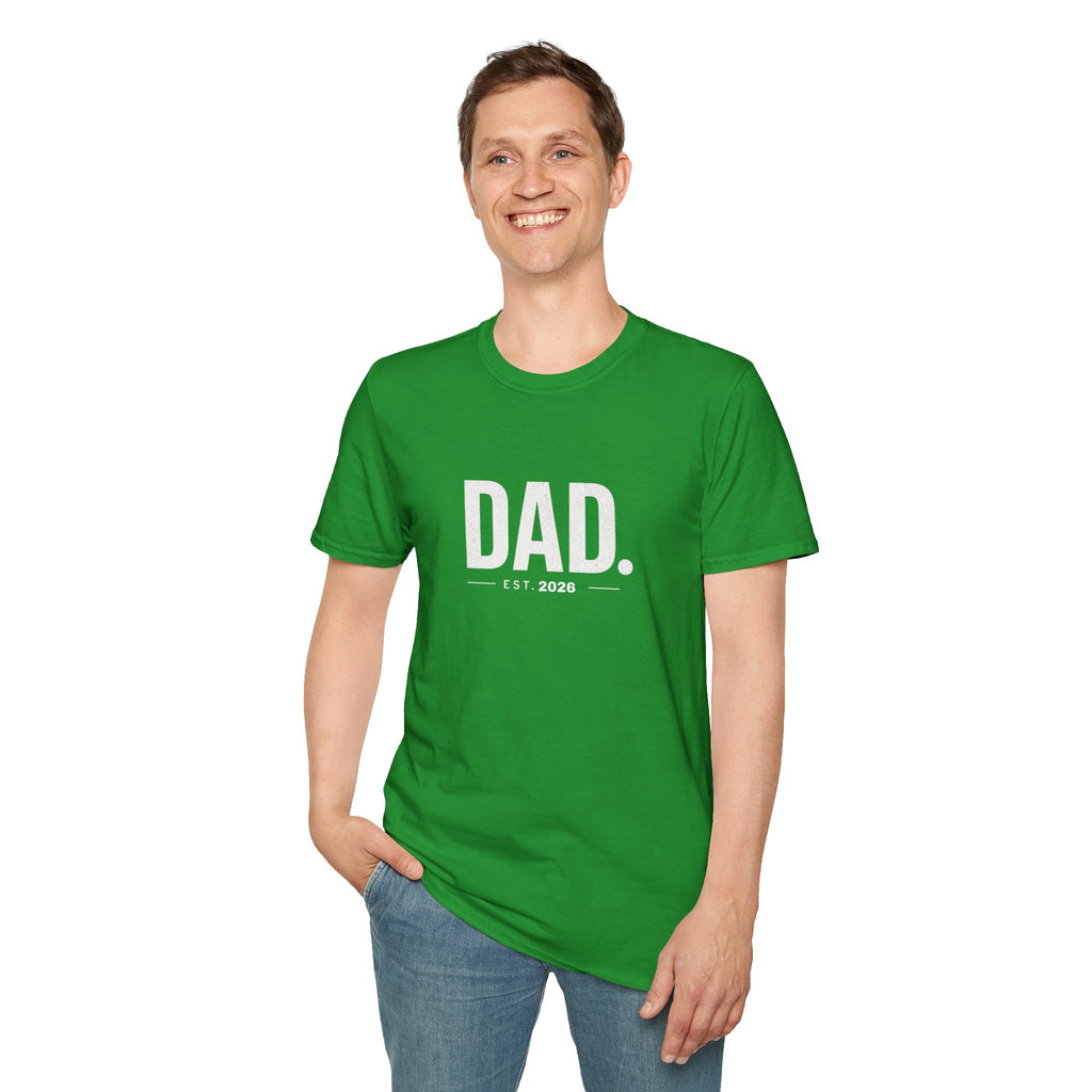 Dad Est. 2026 T-Shirt — New Father Gift, Father’s Day Tee