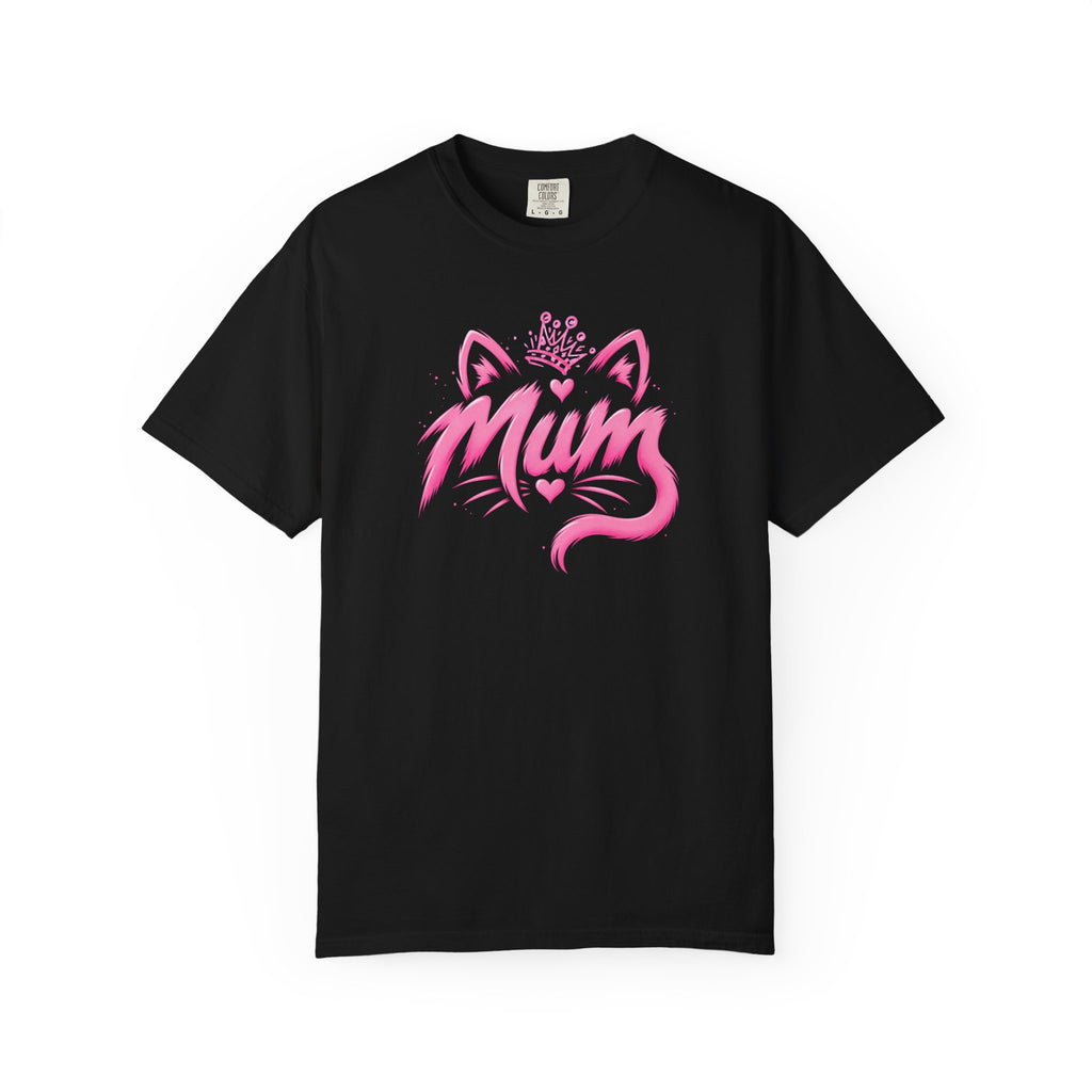 Mum Cat Crown T‑Shirt