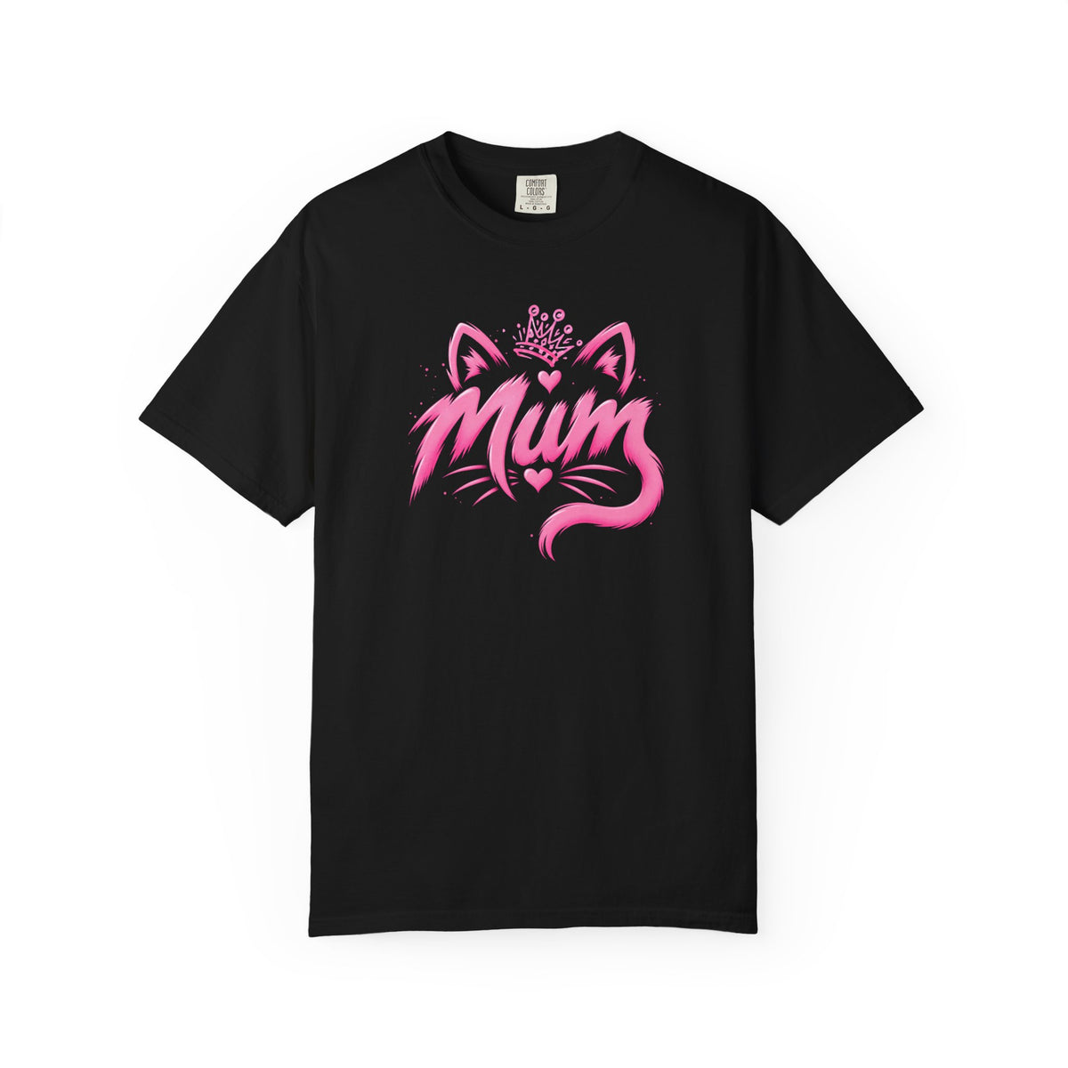 Mum Cat Crown T‑Shirt