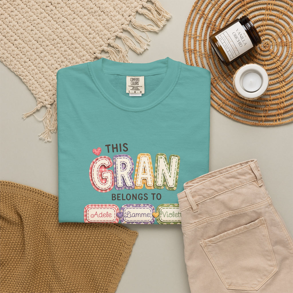 Gran Belongs To T-Shirt — Personalized "This Gran Belongs To" Family Names Tee