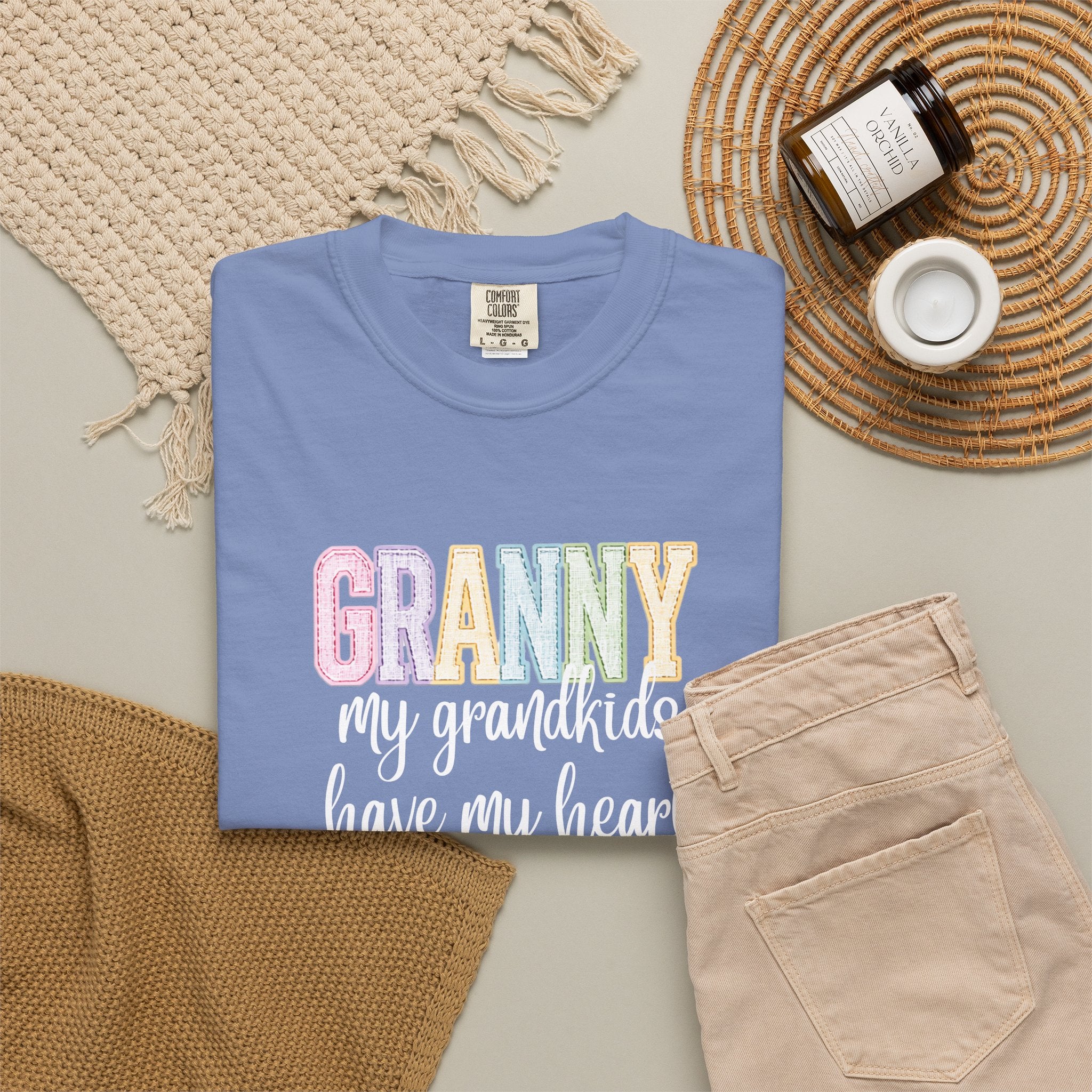 Granny My Grandkids Have My Heart T-Shirt — Grandma Gift, Mother's Day Tee