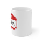Grandma Mug — "Hello My Name Is Grandma" Coffee Cup, Gift for Grandmother