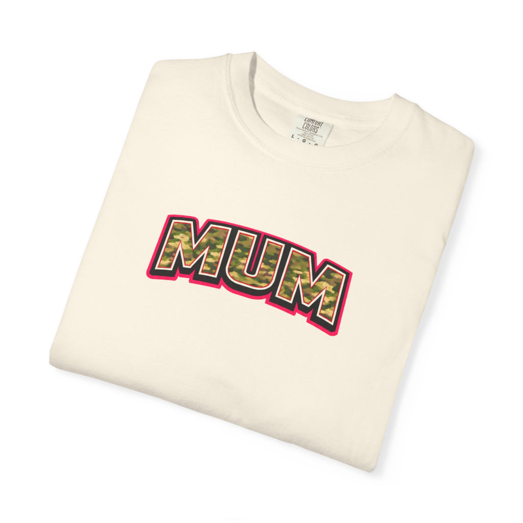 Mum Camo Print Logo T-Shirt