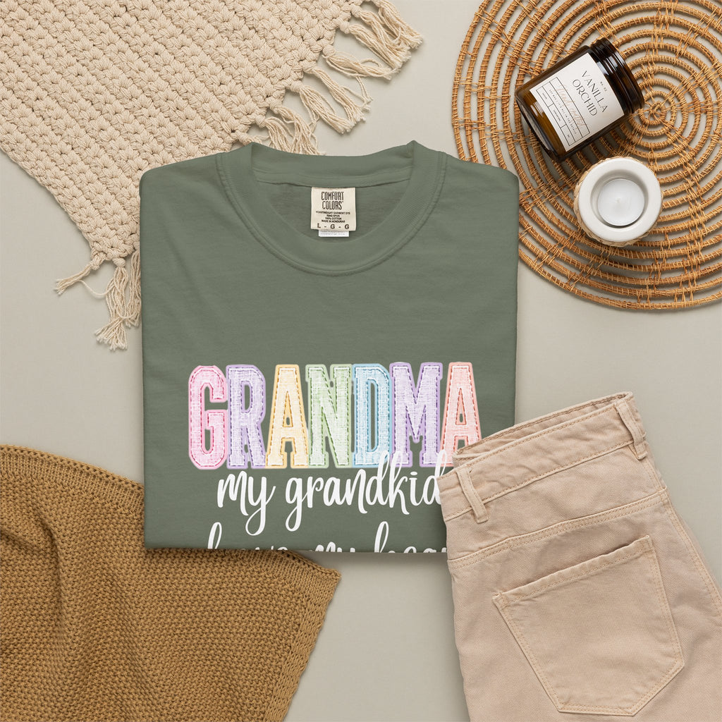 Grandma Pastel Rainbow T-Shirt — Cute Grandma Gift