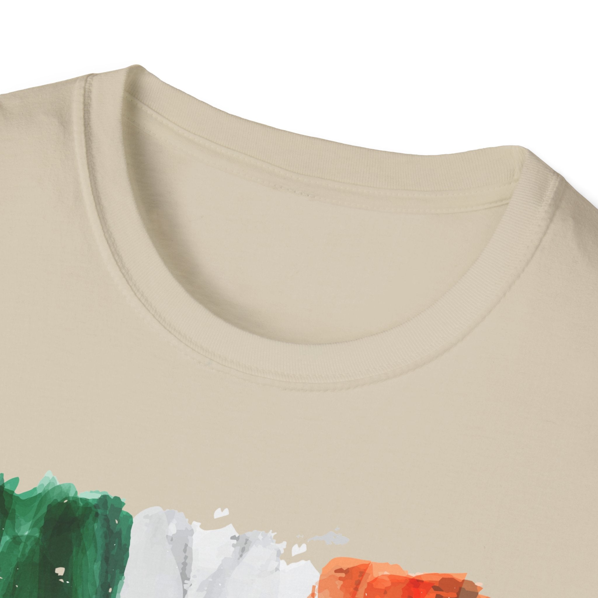 Made in Ireland T-Shirt — Watercolor Irish Flag Tee