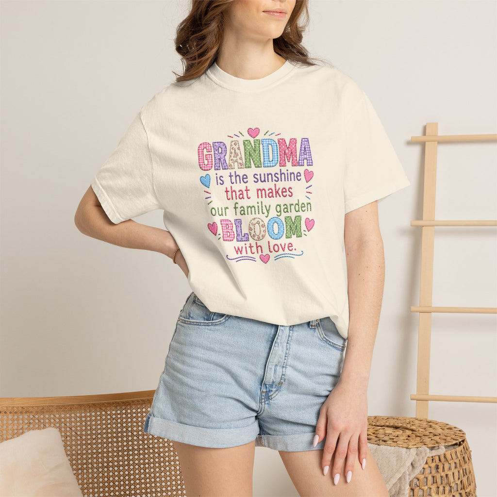Grandma Is the Sunshine That Makes Our Family Garden Bloom T-Shirt