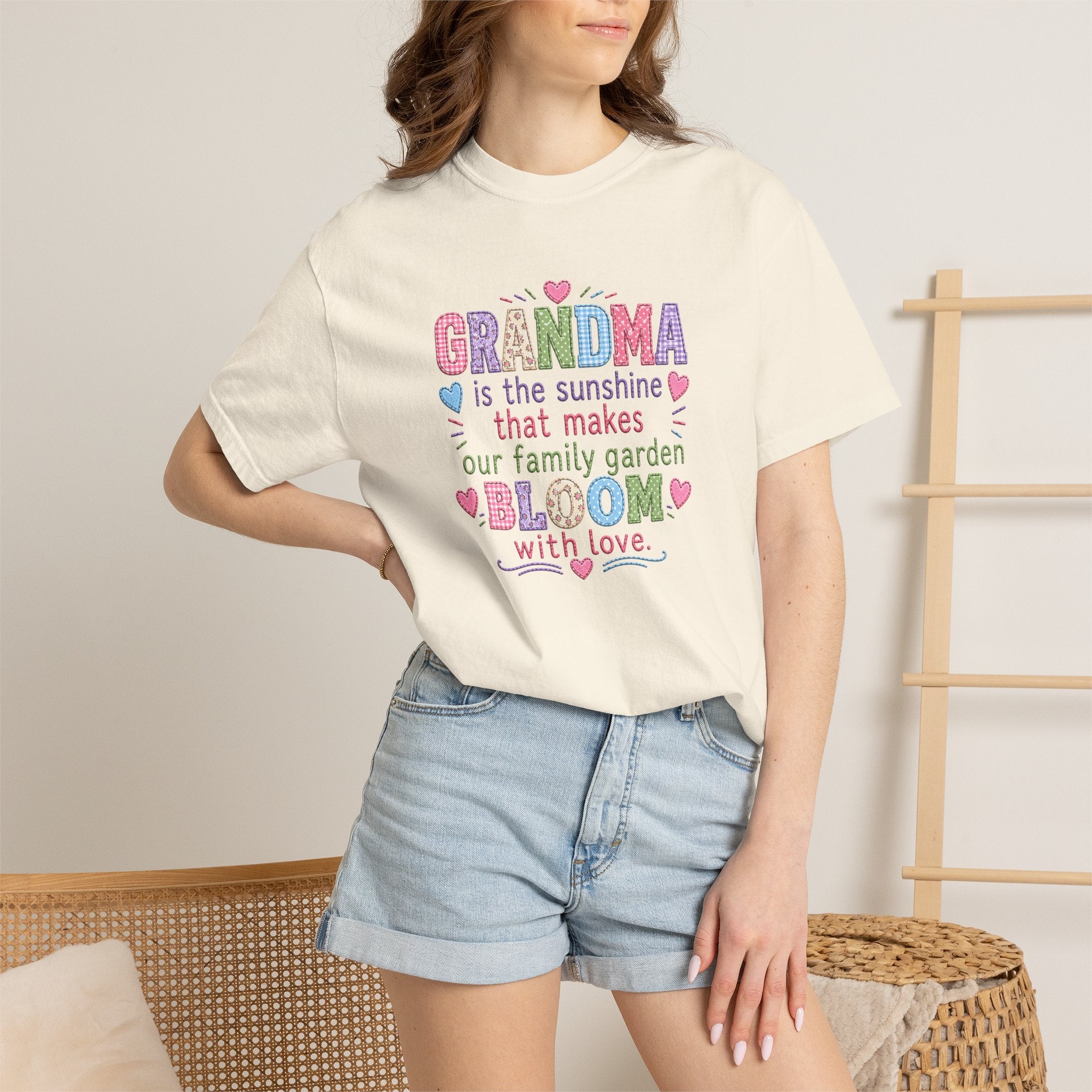 Grandma Is the Sunshine That Makes Our Family Garden Bloom T-Shirt