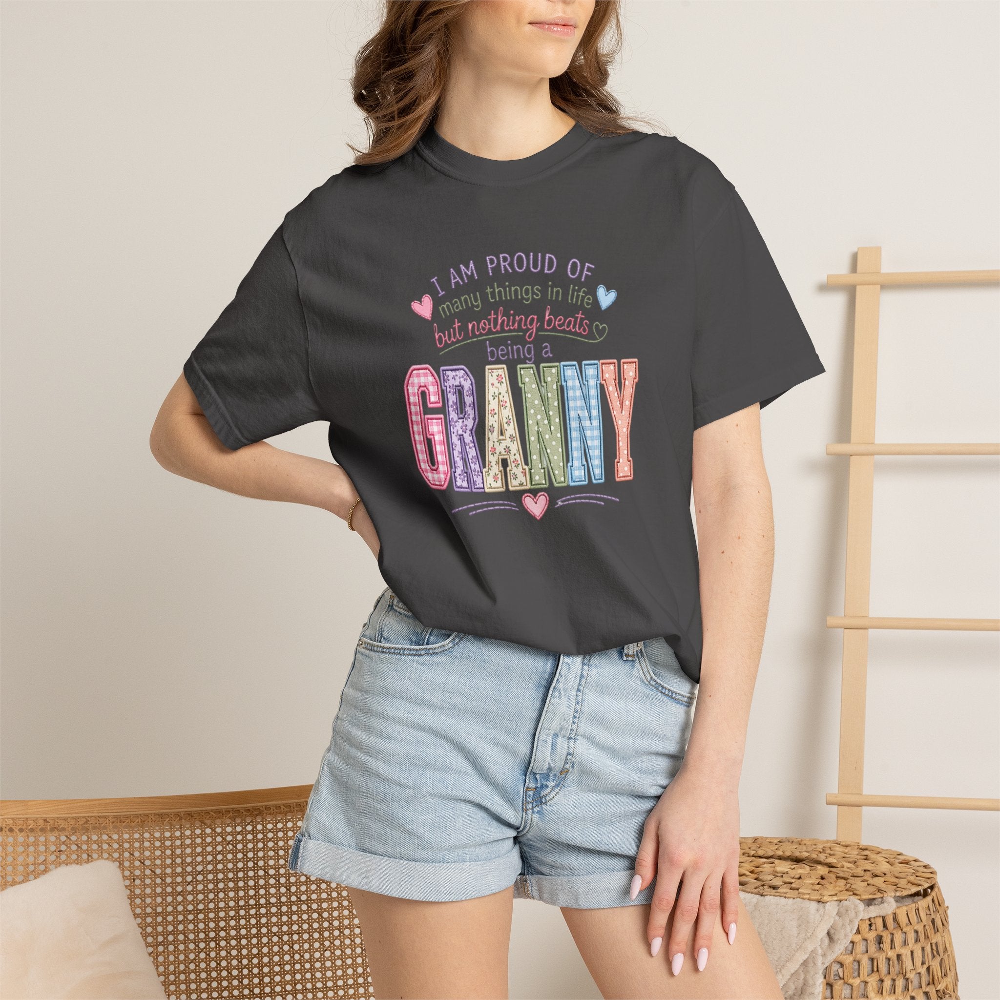 Granny Proud Tee — "I Am Proud of Many Things in Life But Nothing Beats Being a Granny"