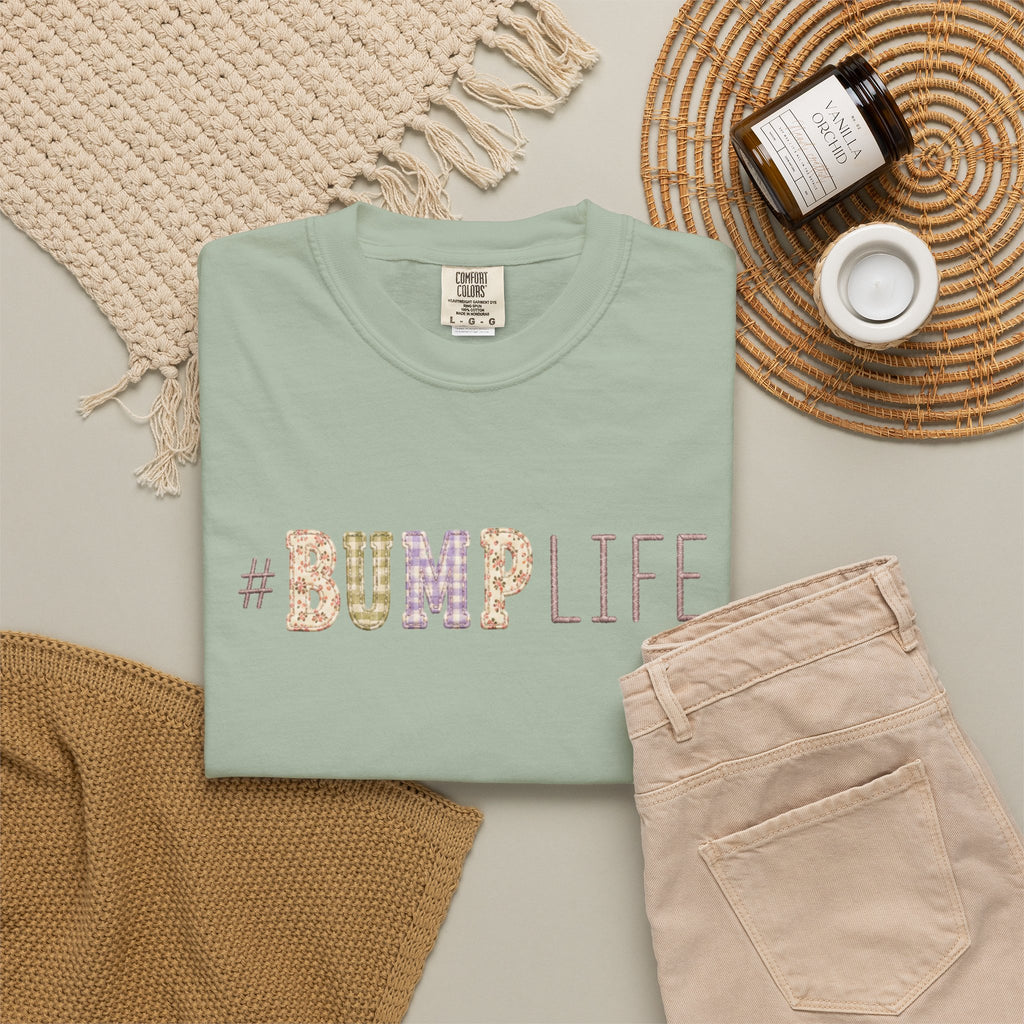 #BUMP LIFE Maternity Tee — Cute Pregnancy Shirt for Expecting Moms