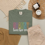 Grandma Loves Her Crew T‑Shirt — Pastel Family Grandma Tee