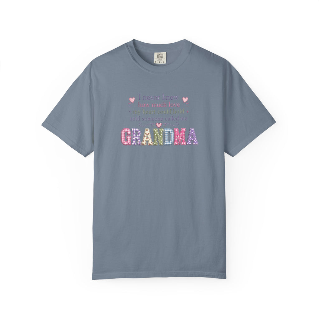 Grandma Floral Lettering T‑Shirt – "I Never Knew How Much Love" Mother's Day Gift