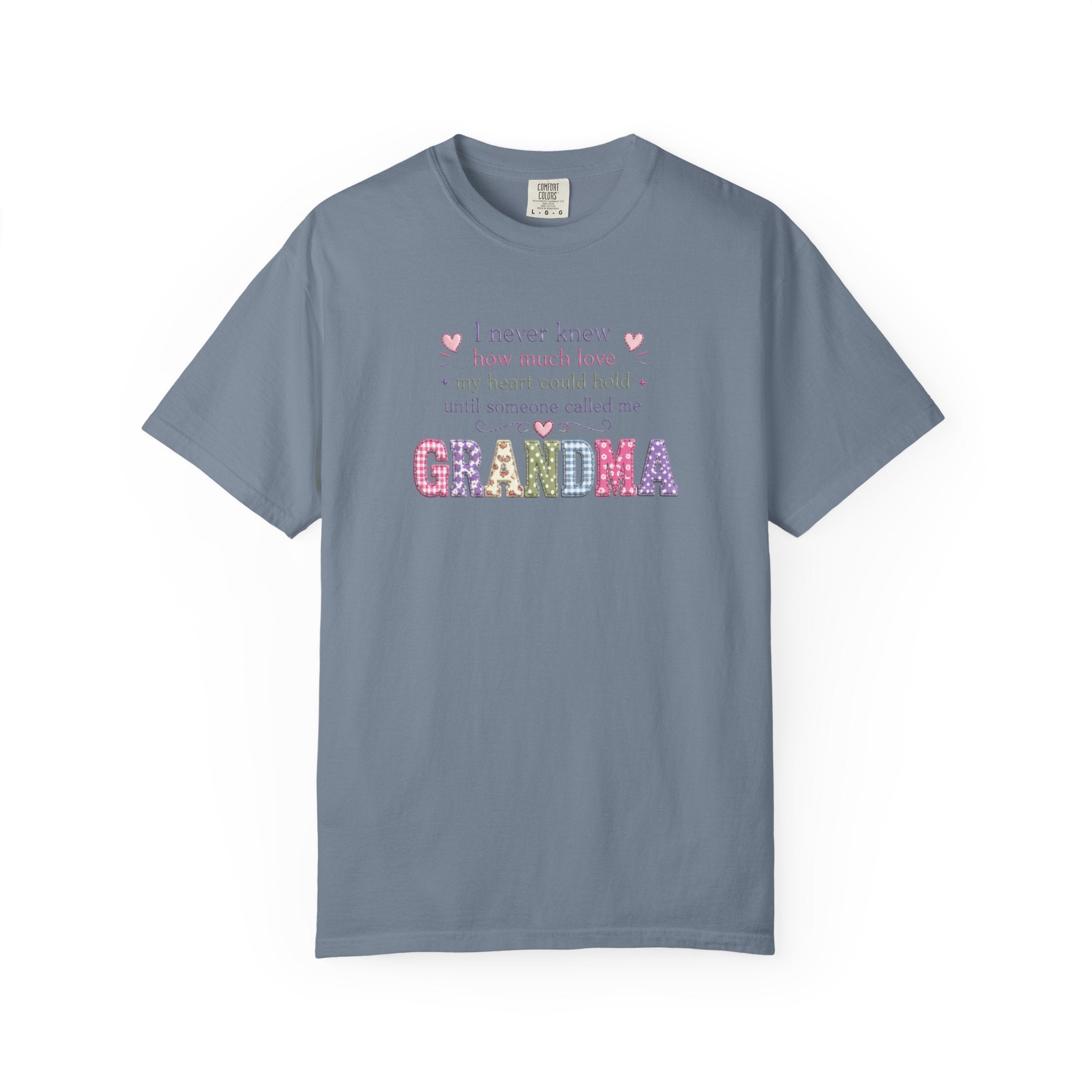Grandma Floral Lettering T‑Shirt – "I Never Knew How Much Love" Mother's Day Gift