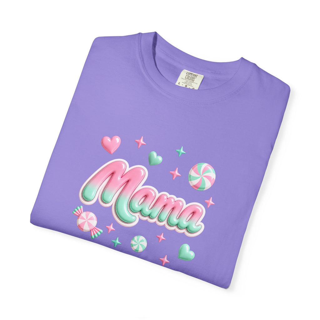 Mama Pastel Candy Script T-Shirt