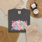 Granny Power T-Shirt — Retro Heart Graphic Tee for Grandmas